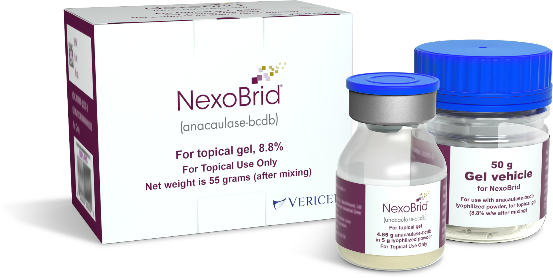 NexoBrid powder and gel